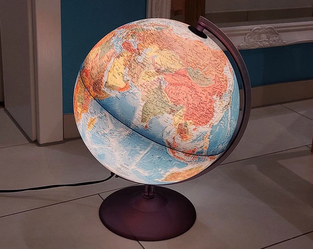 Globus beleuchtet mit Ein/Ausschalter 30 cm