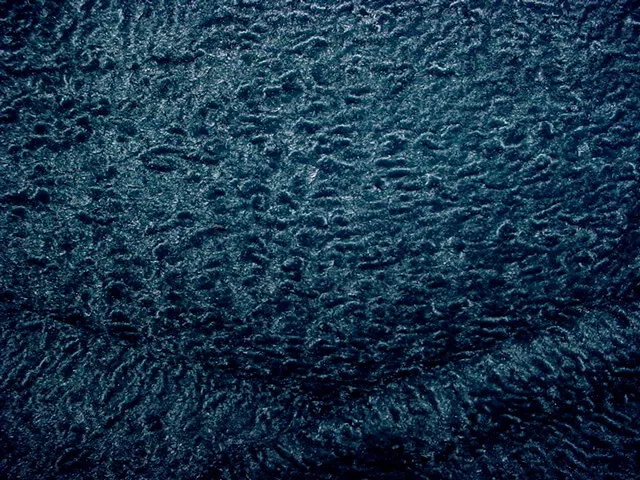 2-1/4Y Lee Jofa / Kravet Deep Aegean Blue Faux Fur Velvet  Upholstery Fabric