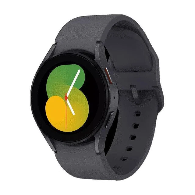 Smartwatch R900 SAMSUNG GALAXY WATCH 5 40mm SM-R900 GPS Graphite UK Warranty S/M Strap ...
