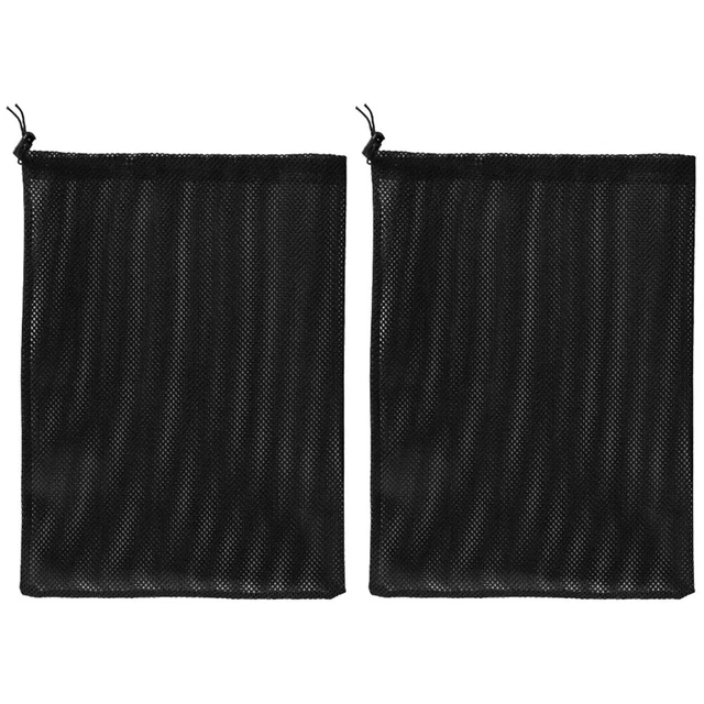 2pcs Polyester Pond Pump Filter Bag Swimming Pool Pump Mesh Bag Pump Barrier Bag