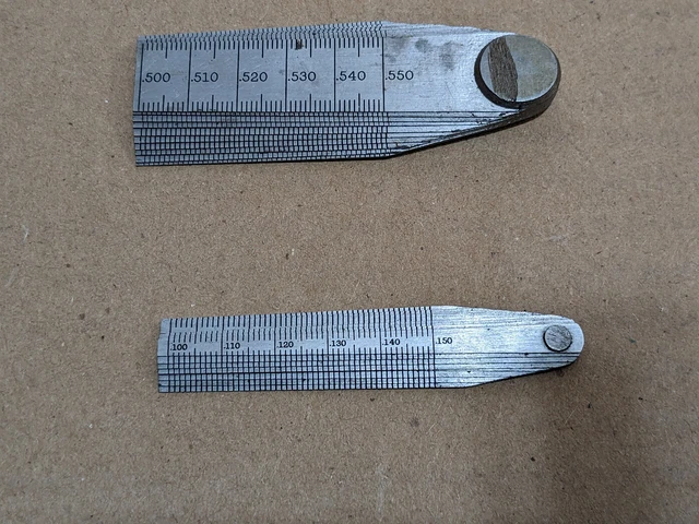 Starrett taper gauge