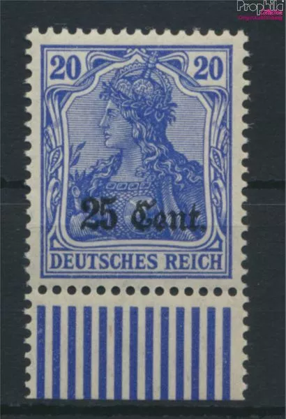 Briefmarken Etappengebiet West 1916 Mi 6a II postfrisch (9774883