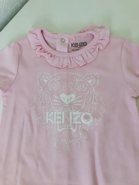 Abito pigiama rosa per bambine Kenzo taglia 6 mesi set di due