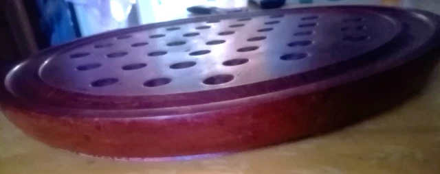 Grand Jeu De Solitaire En Pierres De Madagascar - 13 Kg - 46 Cm De Diamètre - 37 Pierres