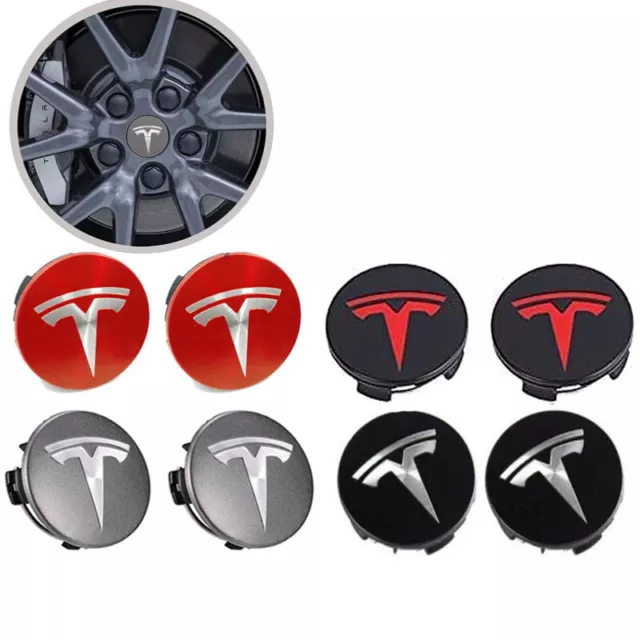 Enjoliveurs de roue 56MM pour Tesla Model Y 3 S X