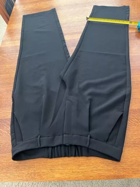 Pants women XL Black Old Navy, partial elastic 31 inch inseam