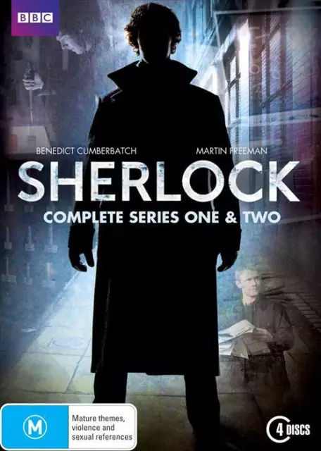 Sherlock : Series 1-2 DVD BOX SET (Reg 2, 4 Disc Set)