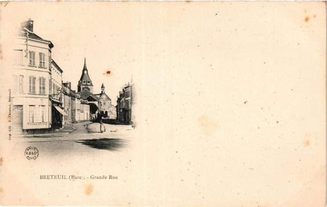CPA BRETEUIL - Grande Rue (392940)