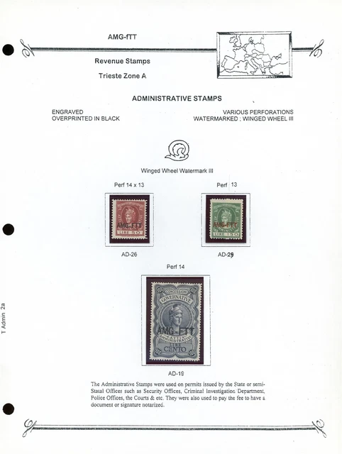 AMG-FTT REVENUE BUSH PAGE LOT #19 - ADMINISTRATIVE High Values - $$$