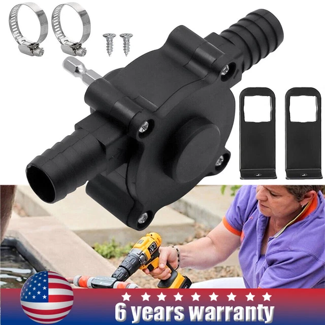Electric Drill Pump Water Gasoline Oil Diesels Fluid  Transfer Pump Self-Priming