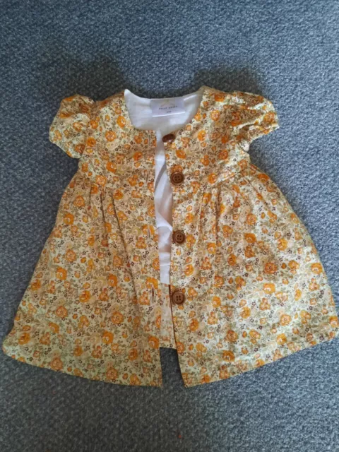 Pacchetto abbigliamento bambina età 6-9 mesi abito vintage dolly indossa ditsy 3