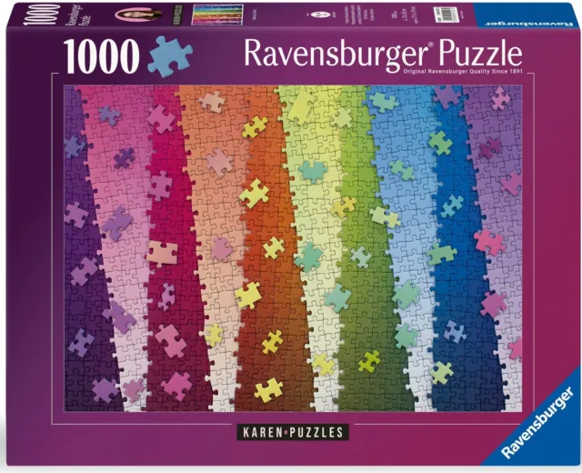 Ravensburger Puzzle*1000 Teile*Karen Puzzles - Colors On Colors*Rarität*Neu+Ovp