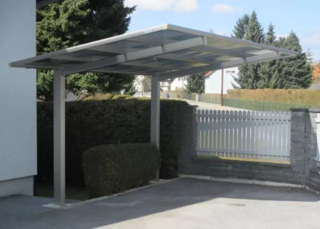 Ximax Design Carport Linea Typ 80 Standard Winterweiss L 4,95 m x B 2,73 m TOP