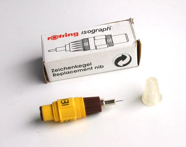 rotring 751035 Zeichenkegel 0,35mm für Tuschefüller isograph OVP 0,35 mm Nib