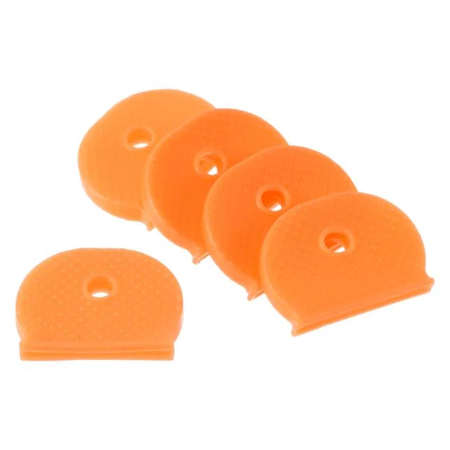 Key Cap Cover, 15 Pack Semicircle Key Identifier Tags, Orange