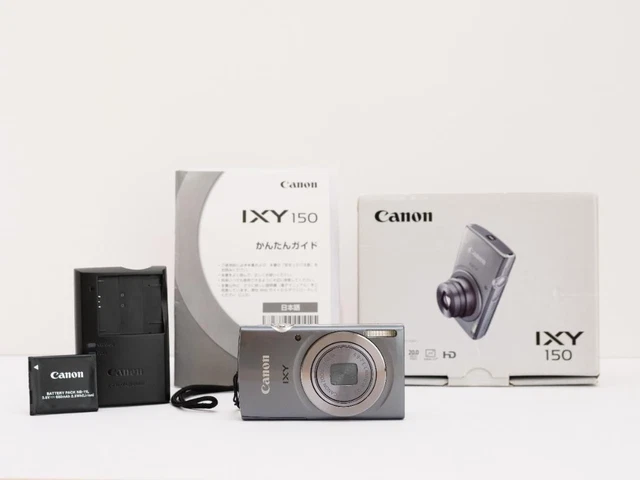 Canon IXY 150 グレー 美品】【スマホ転送OK】キャノン Canon IXY 150 グレー