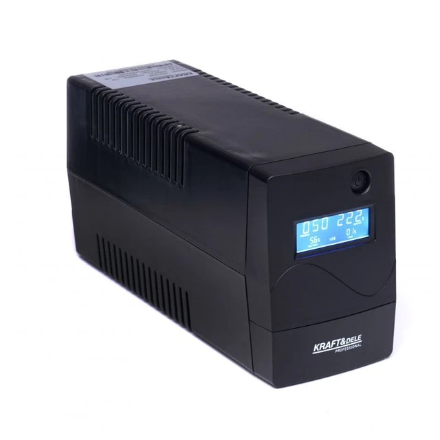 Kraft&Dele UPS 2000VA 1200W DISPLAY LCD Alimentazione di emergenza KD1930