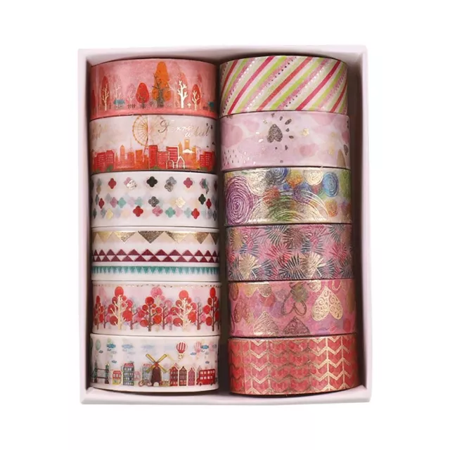 Red Washi Tape, Shiny Washi Tape, Red Foil Washi Tape, Planner