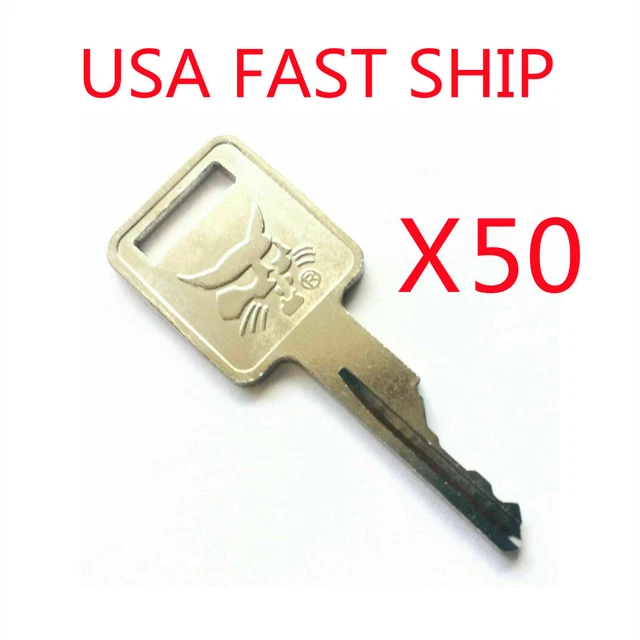 50X ignition Key For Bobcat Equipment 6693241 D250 Bobcat Skid Steer Loaders