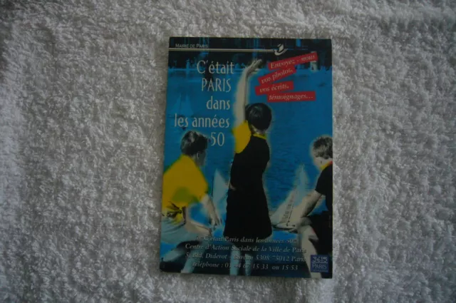 Carte Postale Publicitaire  Paris