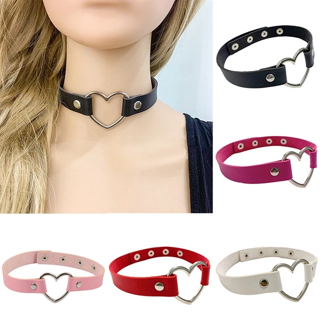 Collana Vintage Con Catena Nera, Stile Jazz, Punk Rock, Girocollo In Pelle Sintetica Stile Gotico~p146835482 - Foto 9