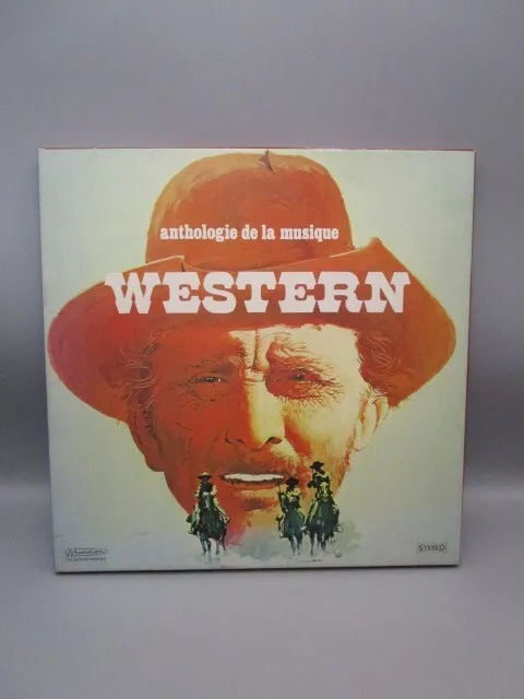 Coffret 4 Disques Vinyle 33T : Anthologie de la Musique Western