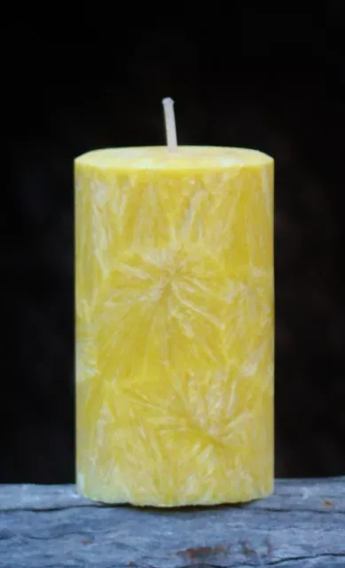 40hr ITALIAN LEMON OIL & EUCALYPTUS BLUE GUM Hand Made CANDLES Sustainable Wax