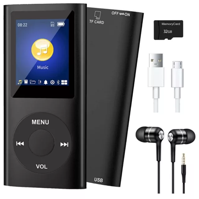 Lecteur MP3 Bluetooth 5.0, Oilsky 32Go MP3 Enfant avec Batterie