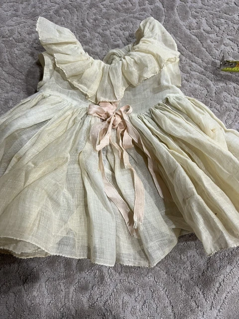 Vintage Tagged Ideal 22 inch Shirley Temple Doll Dress