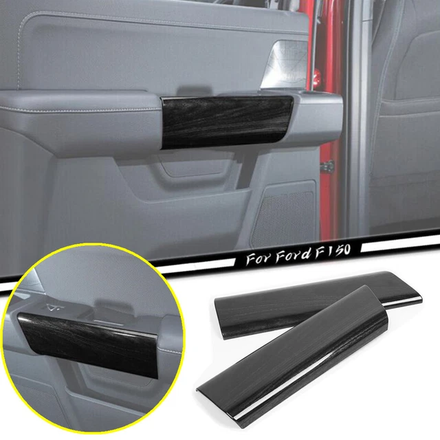 2*Car Interior Rear Door Handle Panel Cover Trim For Ford F150 21-23 Accessories