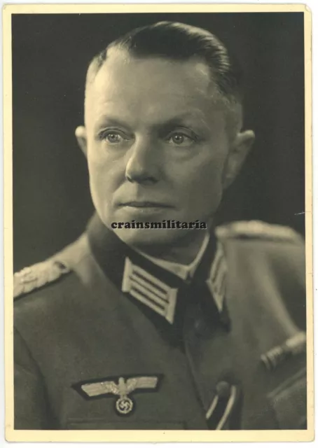 Orig. Foto AK Portrait Major Offizier in ALLENSTEIN Olsztyn Polen 1942