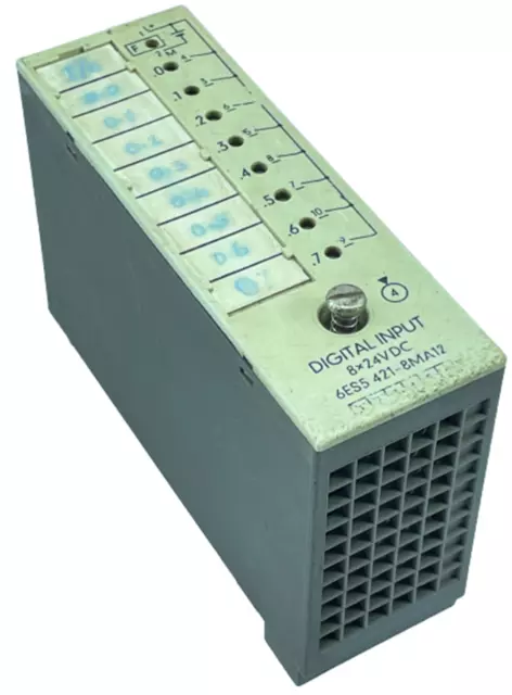 Simatic S5 6ES5 421-8MA12 Siemens Digitale Input Plc Modulo Relè 8x24VDC