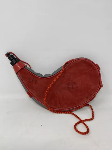 LIGHTWEIGHT LEATHER WATER/WINE Pouch Canteen 