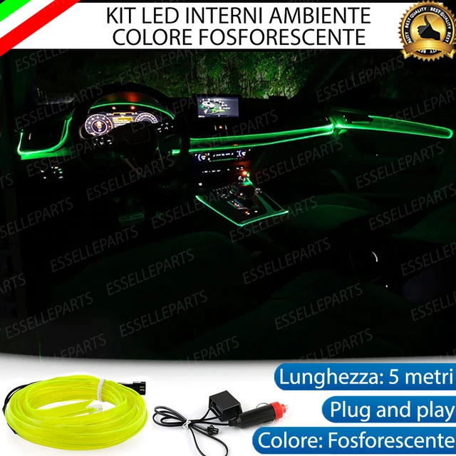 Tubo Luminoso Flessibile 5 Metri - Luce Blu, Rivestimento In Plastica Protettivo, Adatto Per Decorazioni Ed Effetti Luminosi - 2