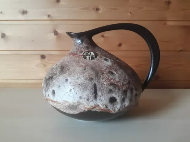 Ruscha, Keramik, Vase 313, Kurt Tschörner, Fat Lava, Krug 3