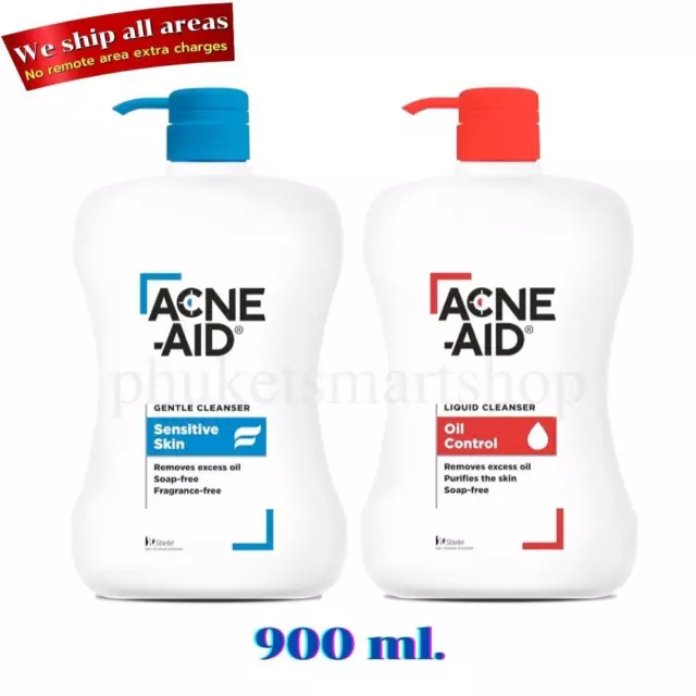 Acne Aid Liquid Cleanser Gentle Oil Control Oily Sensitive Skin No Soap 900 Ml 63 15 Picclick