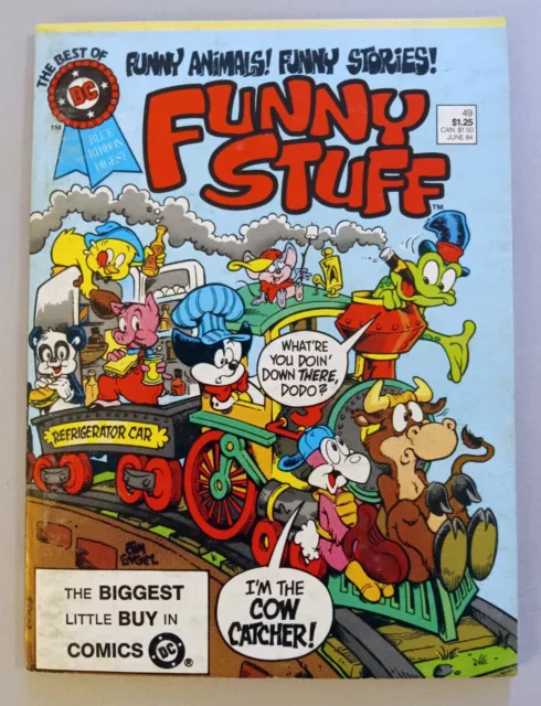 Best Of Dc Blue Ribbon Digest #49, Funny Stuff, Fn-Vf, Copper Age, 1984