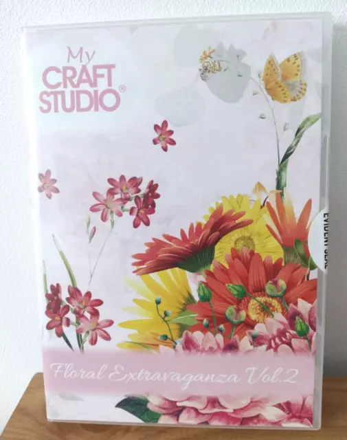 My Craft Studio FLORAL EXTRAVAGANZA VOL 2 -USB-  Highlight crafts-NEW. FREE POST