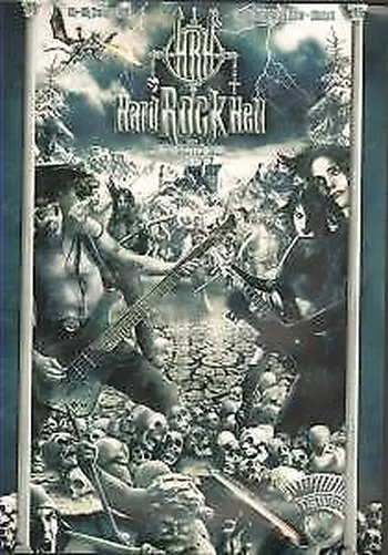 Hard Rock Hell Winter Ball flyer UK 2007 A4 double-sided card flyer for music