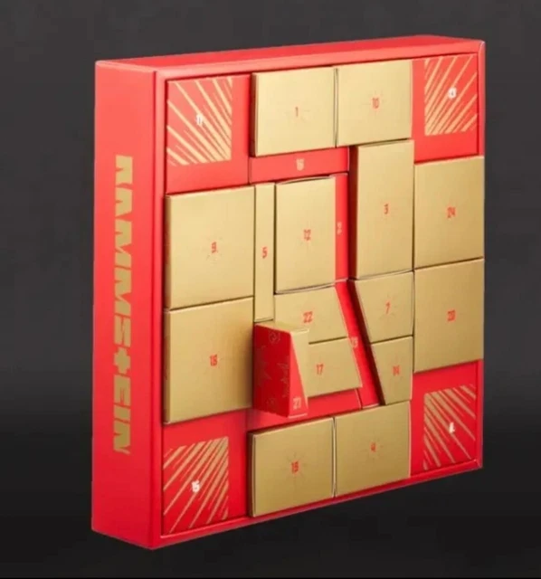 RAMMSTEIN ADVENTSKALENDER WEIHNACHTSKALENDER 2023 EUR 150,00 PicClick DE