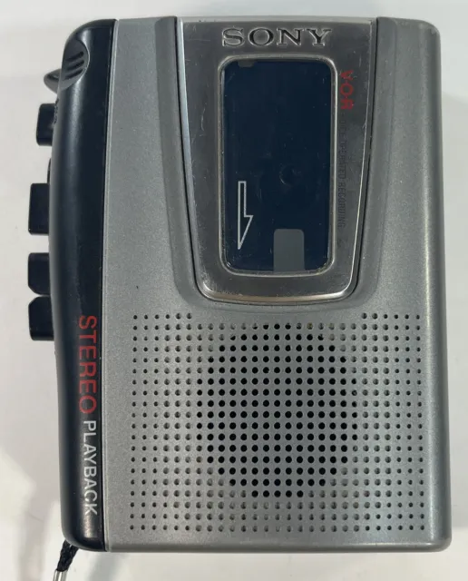 SONY TCM-473V Handheld Cassette Voice Operated Recorder VOR Works Tested