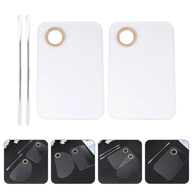 2 sätze 4 stücke acryl paletten tote haut drückt maniküre make-up liefert