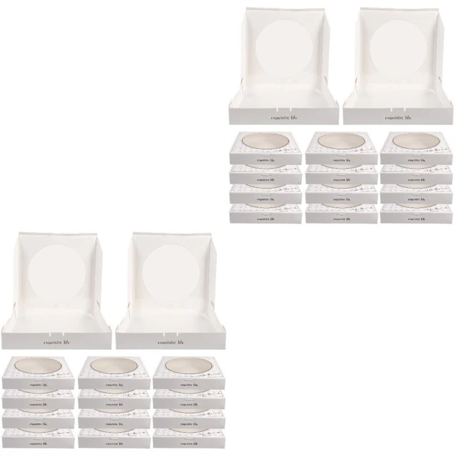 40 PCs Pizza Box Backery Box Pie Box Western Konditor Hülle Dessert Packung Box