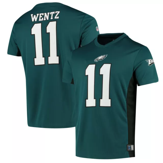 NFL Philadelphia Eagles Carson Wentz 11 T Shirt Maillot en Jersey Polymesh