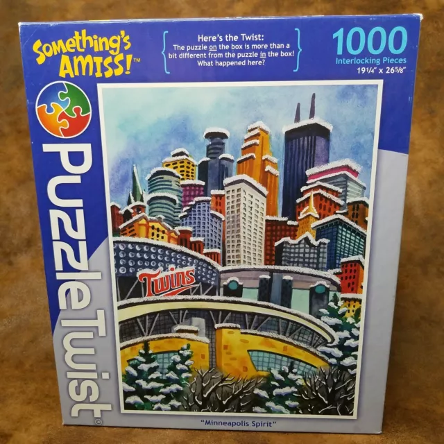 Puzzle Twist Somethings Amiss. Minneapolis Spirit 1000 Piece Jigsaw Puzzle