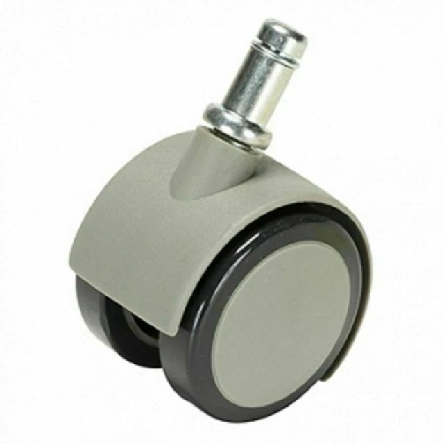 Caster, Soft Wheel For Hard Floors Gray Single DCI
