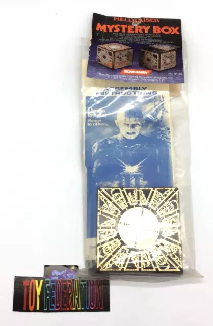 Screamin' Hellraiser  MYSTERY BOX With Instructions UNOPENED SEALED 1991
