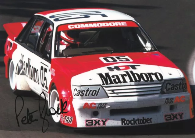 Peter Brock SIGNED 1984 6x4 or 8x12 photo V8 Supercars HOLDEN  BATHURST 1000 05