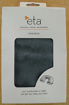 New ETA Snoozzz Inflatable Travel Pillow Steel Blue
