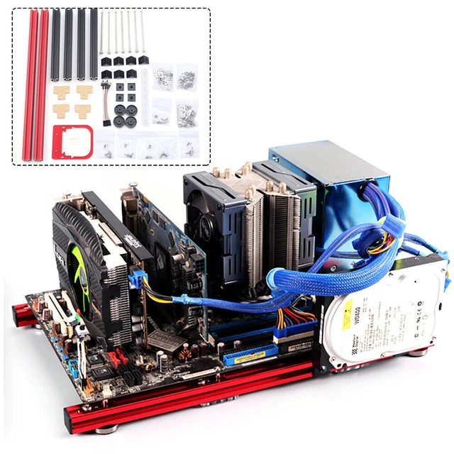 DIY PC TEST Bench ITX MATX ATX Motherboard Open Air Frame Chassis Case